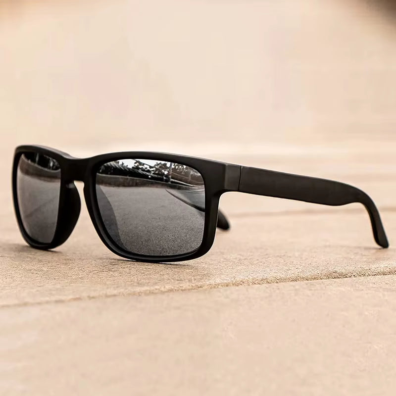Gafas De Sol Polarizadas Cuadradas Negras Clásicas Para Hombre Y Mujer, Gafas De Sol Deportivas a La Moda, Gafas De Sol Elegantes Para Conducir Al Aire Libre Y Pescar