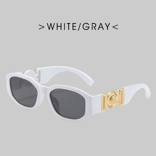 Gafas De Sol Cuadradas Vintage De Lujo Con Montura Pequeña Para Hombre Y Mujer, Lentes De Sol Rectangulares Con Diseño De Marca, Gafas De Sol Cuadradas a La Moda, Gafas Vintage