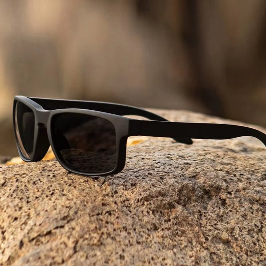 Gafas De Sol Polarizadas Cuadradas Negras Clásicas Para Hombre Y Mujer, Gafas De Sol Deportivas a La Moda, Gafas De Sol Elegantes Para Conducir Al Aire Libre Y Pescar