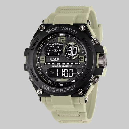 MAYZHISU, Reloj Electrónico De Lujo Para Hombre, Relojes Deportivos Para Exteriores Para Hombre, Cronómetro, Calendario Resistente Al Agua, Reloj Digital Para Niños, Regalo