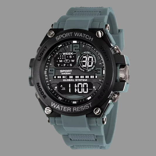 MAYZHISU, Reloj Electrónico De Lujo Para Hombre, Relojes Deportivos Para Exteriores Para Hombre, Cronómetro, Calendario Resistente Al Agua, Reloj Digital Para Niños, Regalo