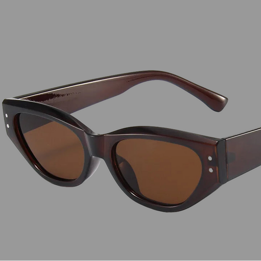 Gafas De Sol Retro Tipo Ojo De Gato Para Mujer, Gafas Pequeñas Vintage Para Mujer Y Hombre, Gafas De Sol Con Remaches, Gafas De Marca De Lujo Para Mujer UV400