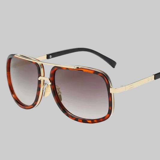 Nueva Moda Cool Hombres Gafas De Conducción Gafas De Verano Estilo Gradiente Marrón Gafas De Sol Vintage Piloto Gafas De Sol UV400 Gafas De Sol